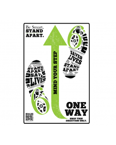 Be Smart, Stand Apart One Way Decal - Give a Pack (10/Pack)